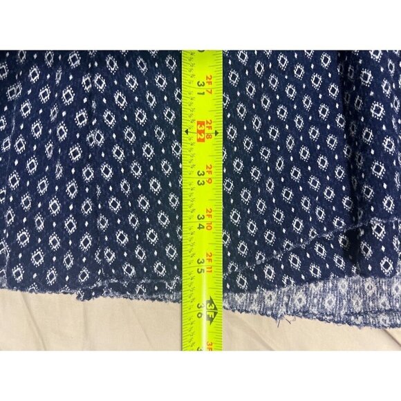 Time And Tru Blue Spaghetti Strap Dress S (4-6) Beachy Boho vacation Resort Crui - Picture 5 of 10